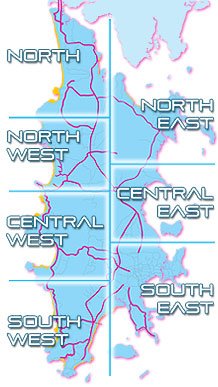 Area Map of Phuket